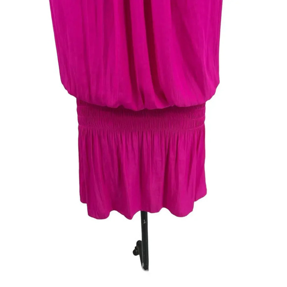 Ramy Brook Paris Sleeveless Dress in Wild Rose‎ Hibiscus Pink Size Medium - Picture 9 of 12